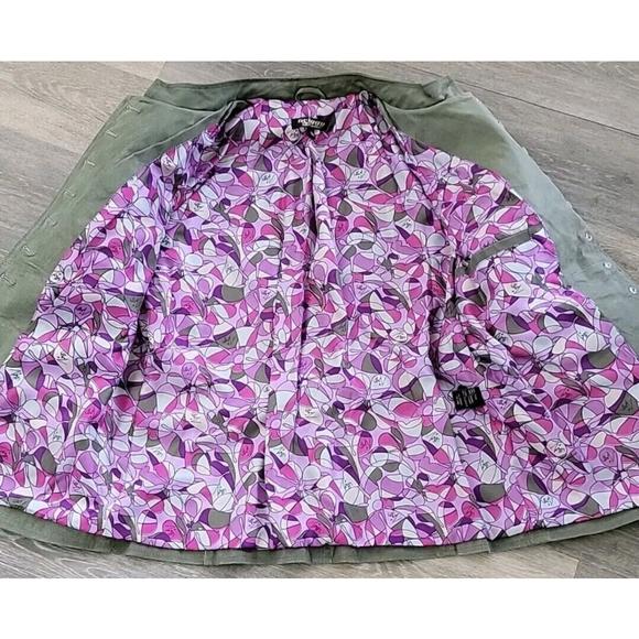 Twiggy Jacket Suede Leather Green Barbie Pink Purple Lining Coat Jackets - Picture 3 of 15